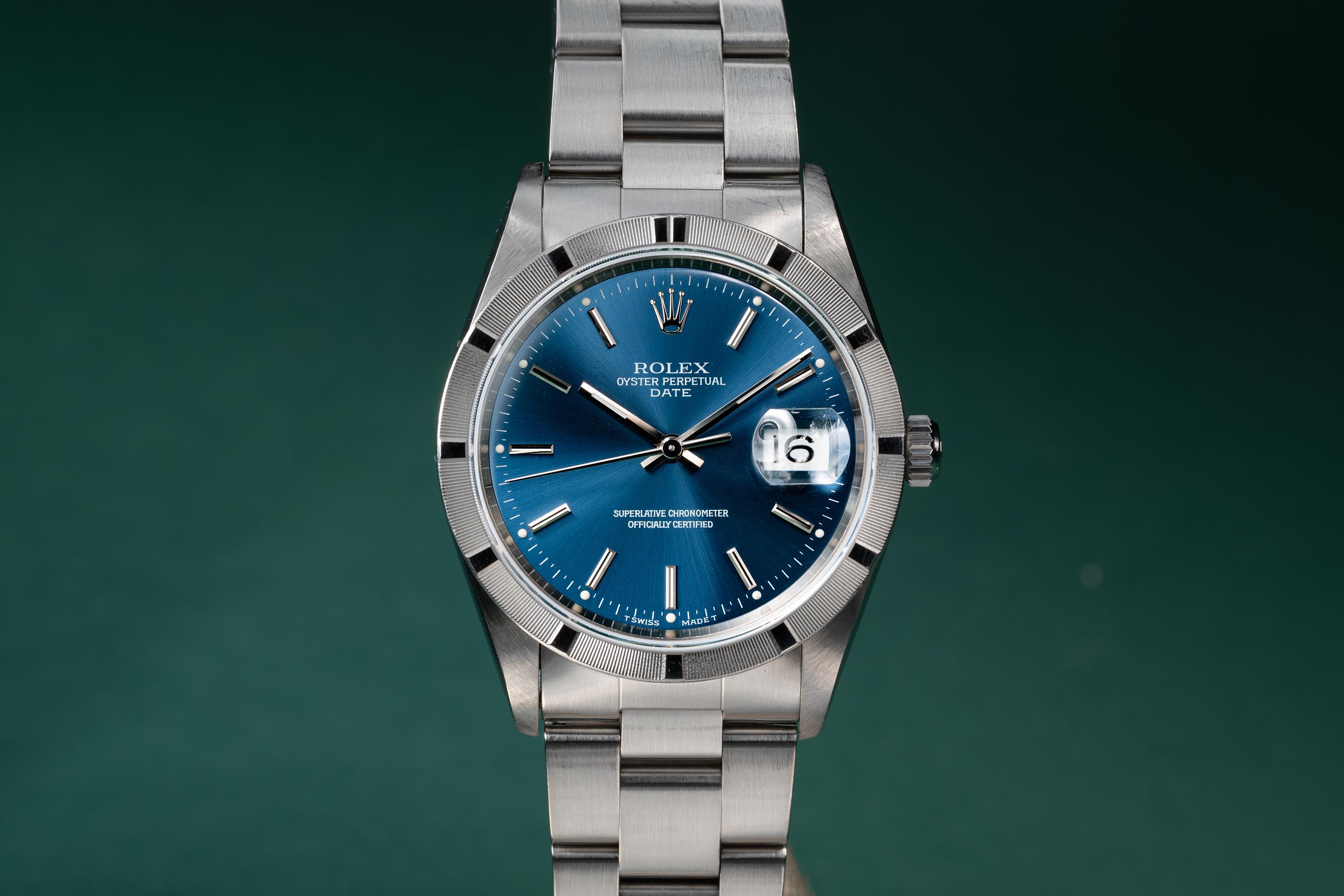 1995 RARE BLUE TWO DIAL WATCH DR-2105