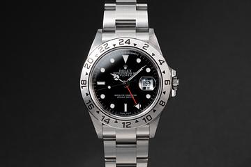 2011 Rolex 3186 Explorer II 16570 Black Dial with Papers