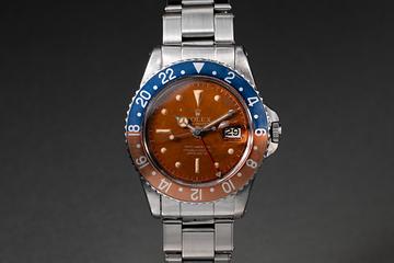 1960 Rolex PCG GMT-Master 1675 Gilt Tropical Dial
