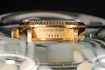 1978 Rolex 18K YG Day-Date 18038 Onyx Pinball Diamond Dial