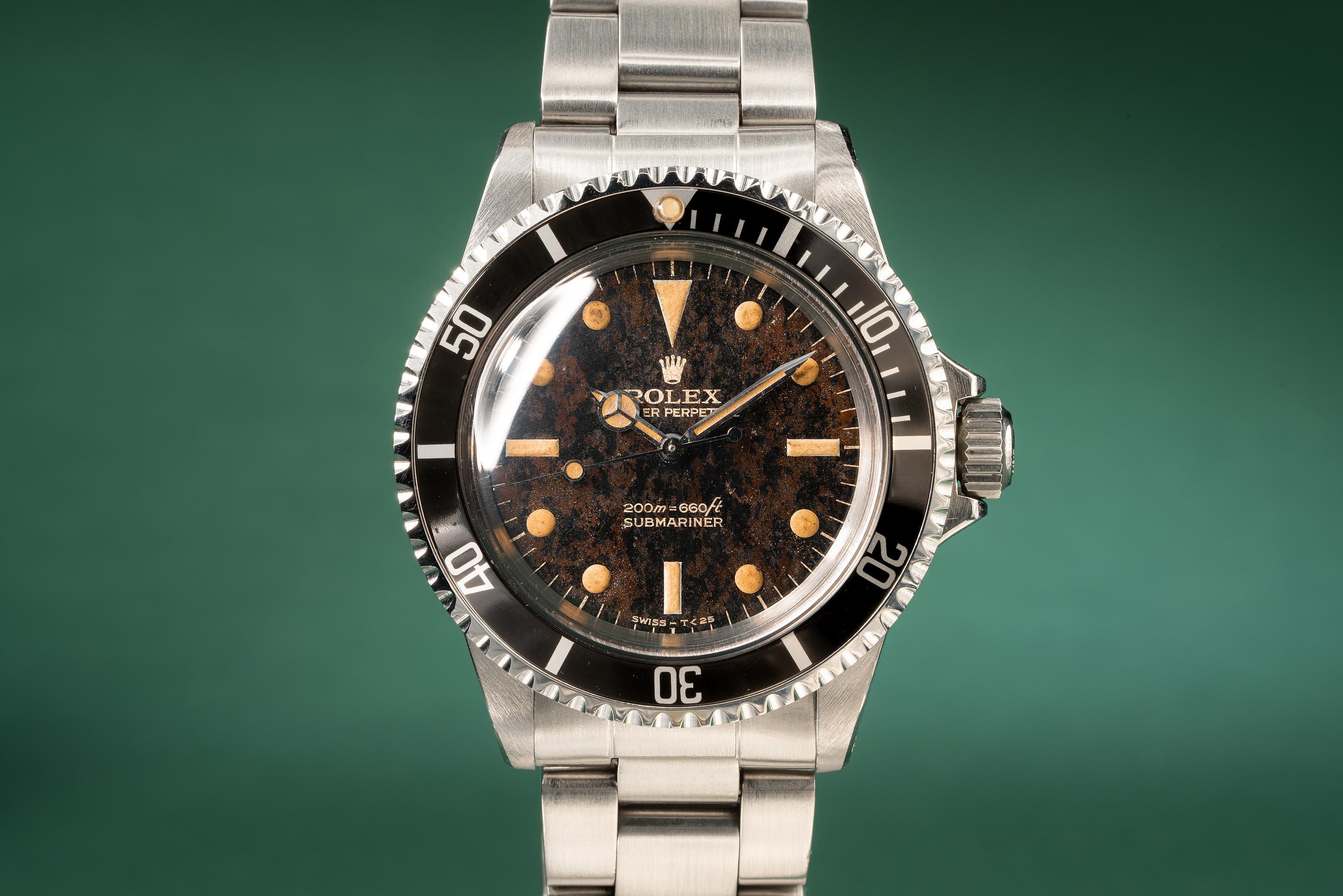 1966 Rolex Submariner 5513 Tropical Bart Simpson Dial | Tropical Watch