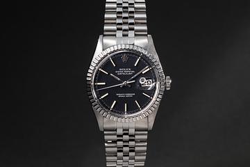 1976 Rolex DateJust 1603 Black Confetti Dial
