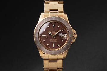 1971 Rolex 18k YG GMT-Master Brown Nipple Dial with Box & Papers
