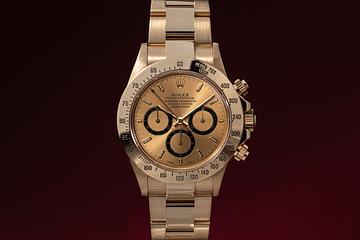 1993 Rolex Gold Daytona 16528 Inverted 6 Champagne Dial 