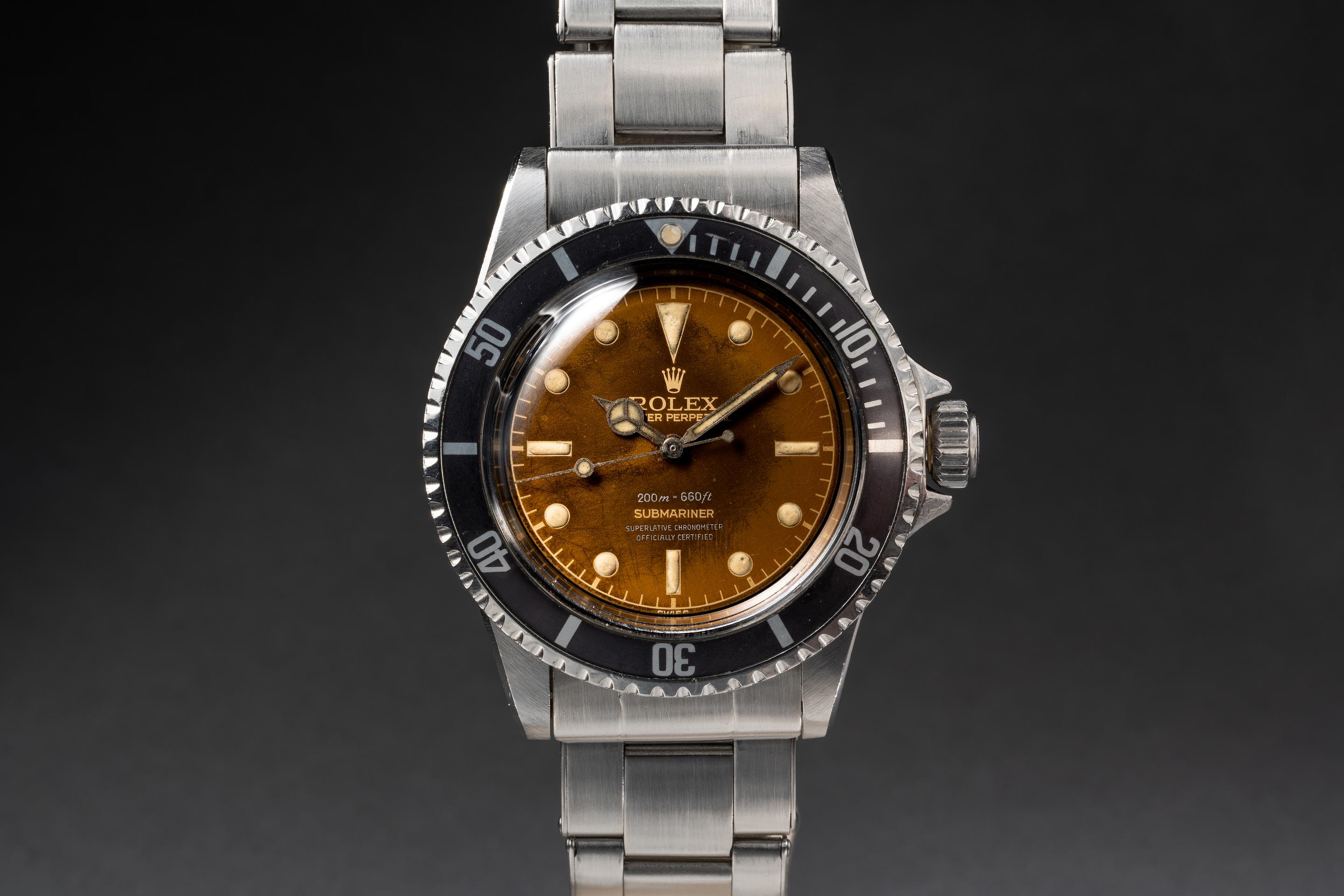 Tropical Dial Rolex Gilt Dial Submariner 1960 Rolex PCG Submariner