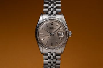 1975 Rolex Datejust 1603 Grey Tiffany & Co Dial