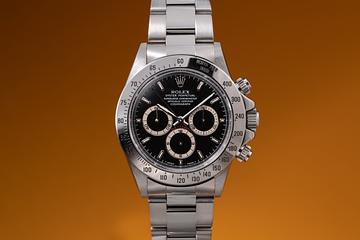 1997 Rolex Zenith Daytona 16520 Black Dial 