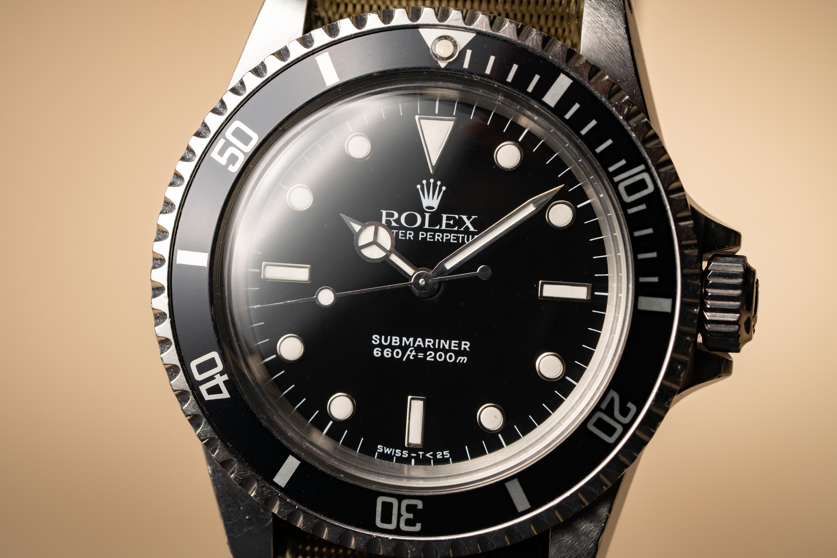 1989 Rolex Submariner 5513 with Box and Service Papers | Tropical 