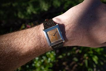 1971 Patek Philippe WG Square Watch 3404 Tropical Dial 
