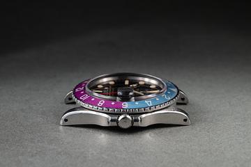1966 Rolex GMT Master 1675 Tropical Gilt Dial and FuchsiaBezel