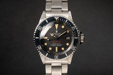 1973 Rolex Double Red Sea-Dweller 1665 MK 3 Dial