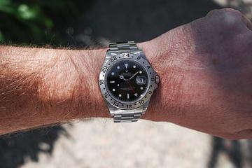 1999 Rolex Explorer II 16570 Black Swiss Only Dial 