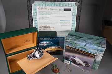 1999 Rolex Zenith Daytona 16520 Black Dial with Box and Papers