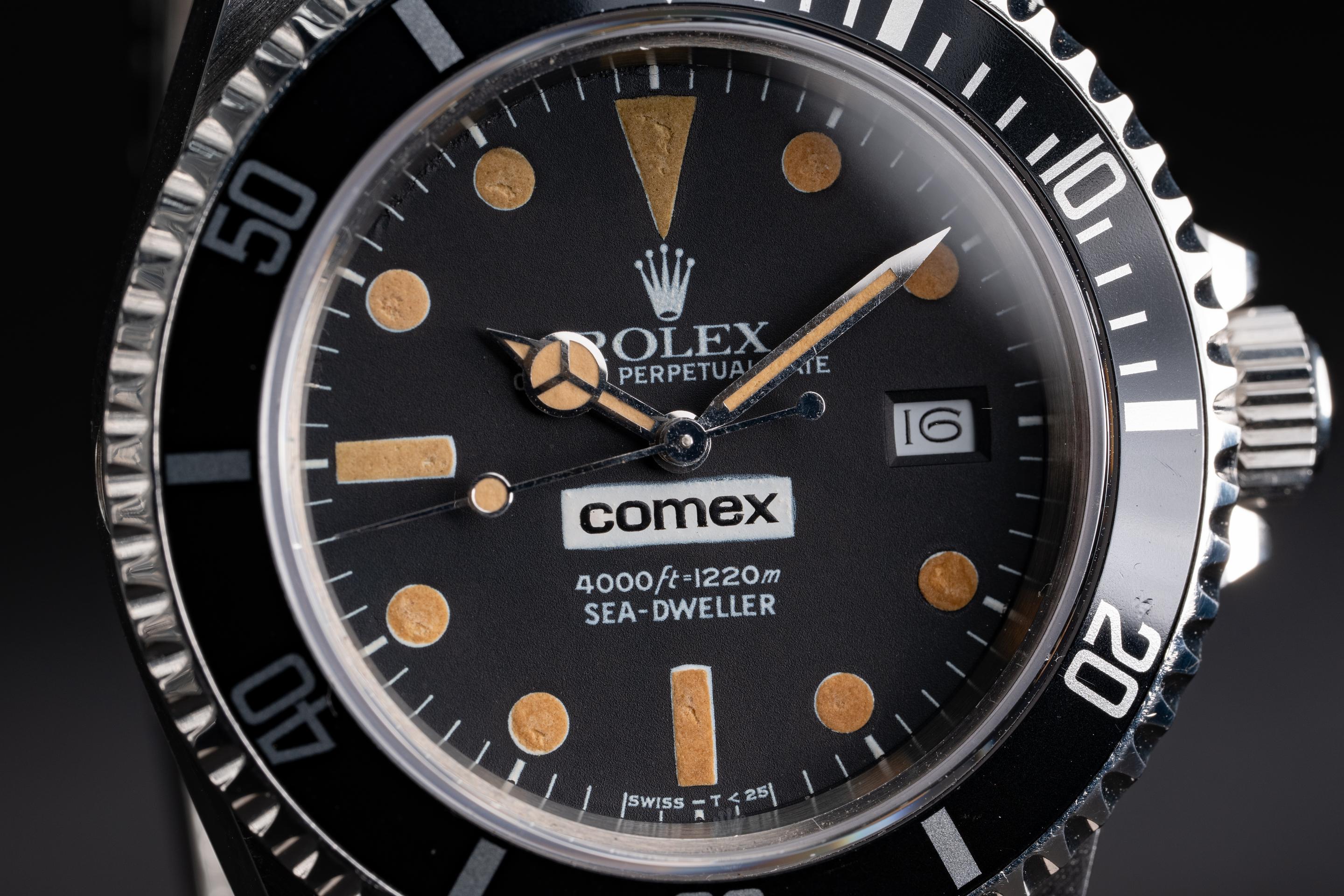 Rolex Comex Dial 1982 Rolex Sea-Dweller 16660 Comex Dial Tropical