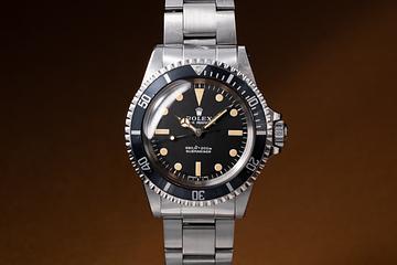 1969 Rolex Submariner 5513 Serif Dial 