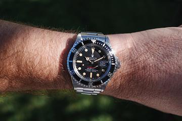 1972 Rolex Red Submariner 1680 MK 4 Dial 