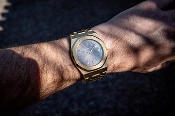 1981 Audemars Piguet 18K YG Royal Oak 5402BA Grey Dial with Box and Service Papers 