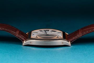 Cartier 18K RG Tortue L 3797 Silver Dial | Tropical Watch