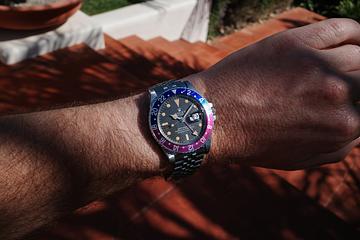 1967 Rolex GMT-Master 1675 MK 1 Dial with Fuchsia Bezel