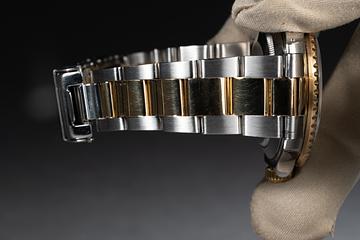 1991 Rolex Two-Tone Submariner 16613 Tropical Dial with Box and