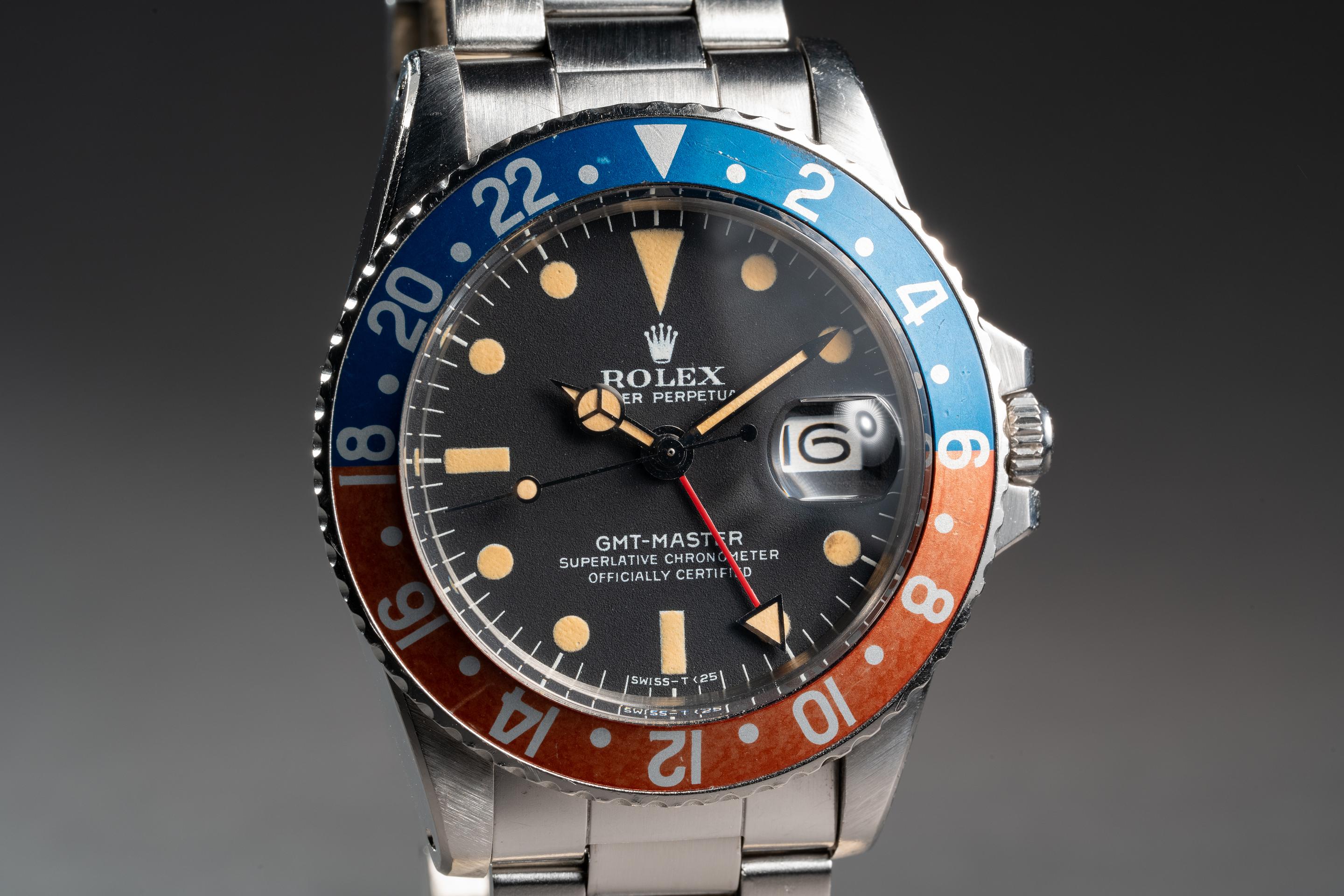 1973 Rolex GMT-Master 1675 MK Dial with Box and Papers