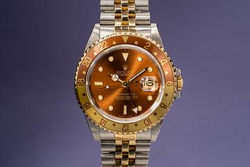Rolex GMT 16713 with Root Beer Dial