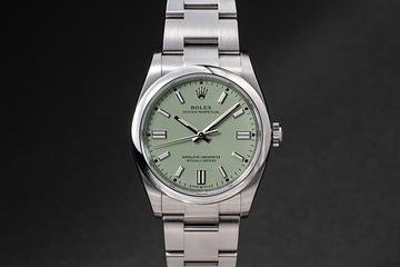 2026 Rolex Oyster Perpetual 126000 Pistachio Dial with Box & Papers