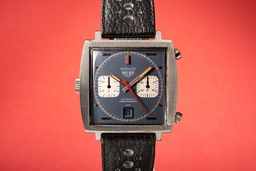 Heuer Monaco Automatic Chronograph 1133B with Box and Pamphlet 