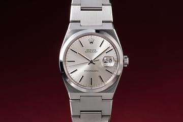 1977 Rolex DateJust OysterQuartz 17000 Silver Dial 