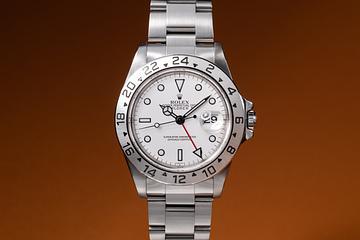 1999 Rolex Explorer II 16570 White Swiss Only Dial