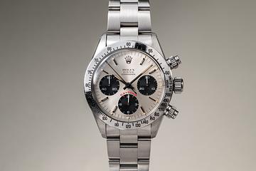 1979 Rolex Daytona 6265 Silver Big Red Dial