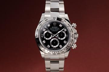 2023 Rolex 18K WG Daytona 116509 Black Diamond Dial with Box & Papers