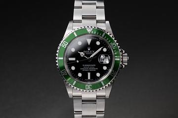 2005 Rolex Green Submariner 16610LV 