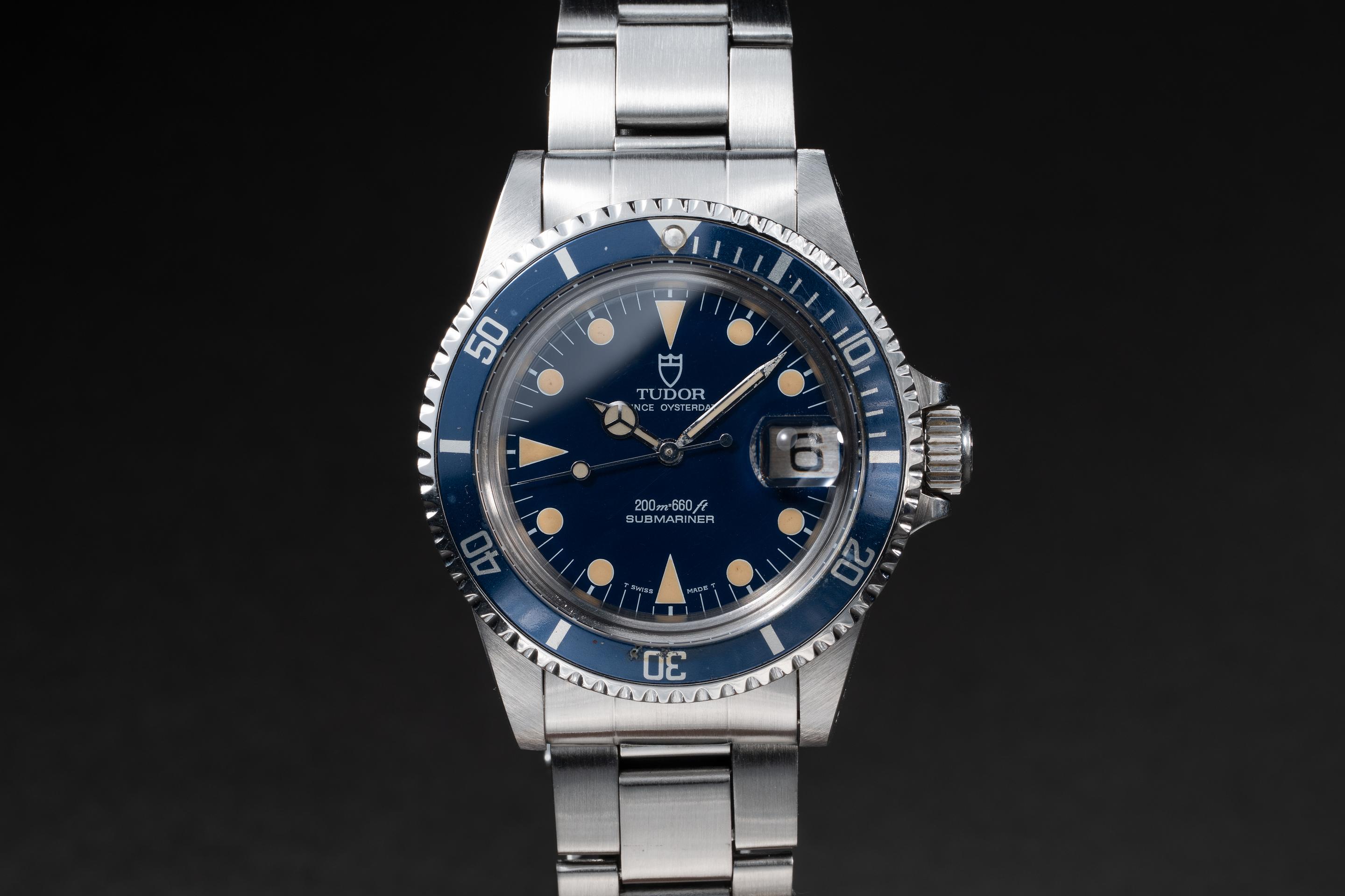 1984 Tudor Submariner 76100 Blue Dial with Papers Tropical Watch