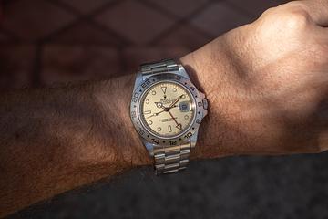 1986 Rolex Explorer II 16550 Cream Rail Dial