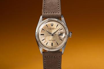 1962 Rolex DateJust 1601 Tropical Spear Tip Swiss Only Dial 