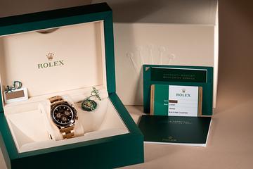 2019 Rolex 18K RG Daytona 116505 Black Dial with Box and Papers