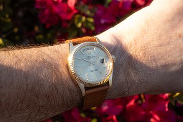 1972 Rolex 18k YG Day-Date 1803 Champagne Dial