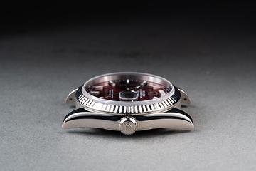 2003 Rolex 18K WG Day-Date 118239 Cherry Dial | Tropical Watch