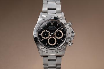 1998 Rolex Zenith Daytona 16520 Black Dial 