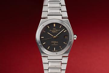 IWC Ingenieur 3506 Black Dial with Pamphlets and Service Papers 