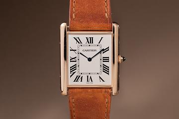 Cartier 18K RG Tank Louis Larger Model with Box & Pamplets