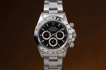 1996 Rolex Zenith Daytona 16520 Black Dial 