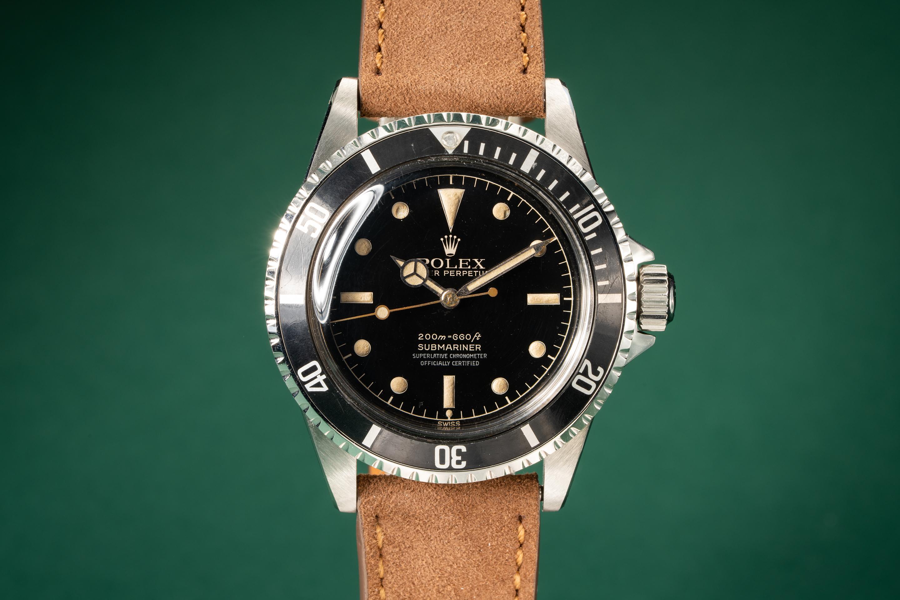 Watch Rolex Submariner Chapter Ring Rolex Submariner 5512 Gilt