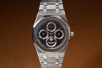 2002 Audemars Piguet Perpetual Calendar 25820SP Black Dial with Box & Papers