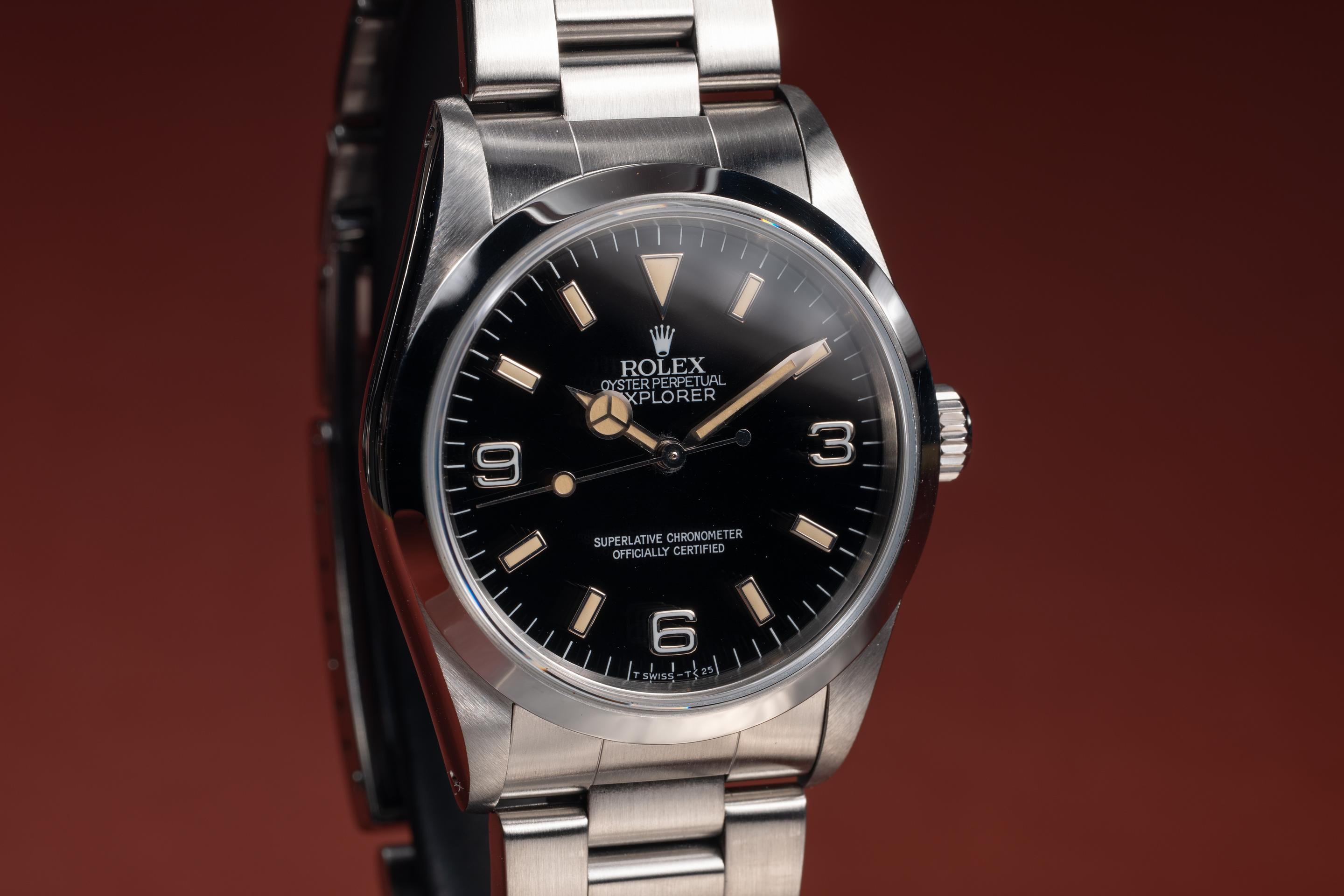 mavis エクスプローラータイプ ブラック Explorer 1991 Rolex Explorer 14270 | Tropical Watch