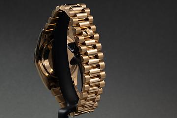 1990 Rolex Day-Date 18238 Enamel and Diamond Pave Carousel Dial