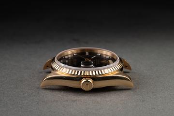 1993 Rolex Day-Date 18238 Black Diamond Dial | Tropical Watch