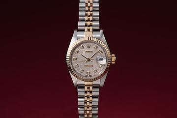 2000 Rolex Ladies Two-Tone DateJust 79173 Silver Jubilee Diamond Dial