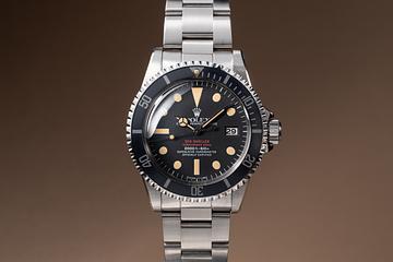 1975 Rolex Double Red Sea-Dweller 1665 MK 4 Dial